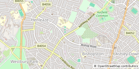 Map of Bristol