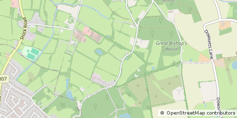 Map of Stock, Essex