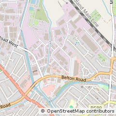 Map of Loughborough, Leicestershire