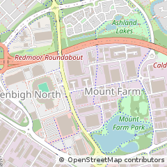 Map of Milton Keynes, Buckinghamshire