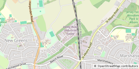 Map of ST. Albans