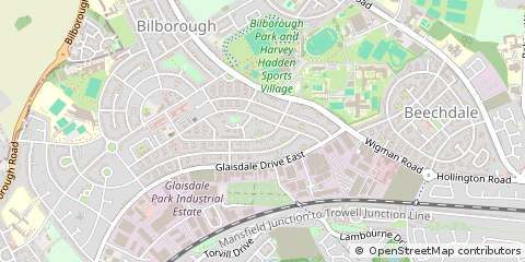 Map of Nottingham