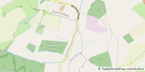 Map of Market Rasen, Lincolnshire