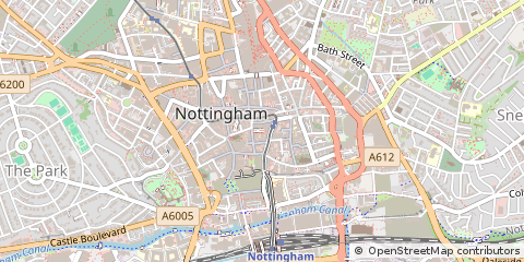 Map of Nottingham