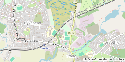 Map of Lanarkshire