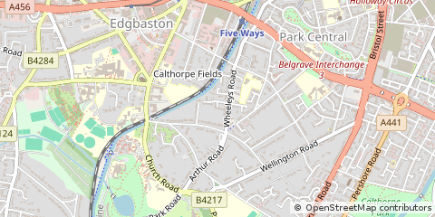 Map of Birmingham