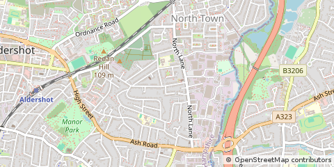 Map of Aldershot