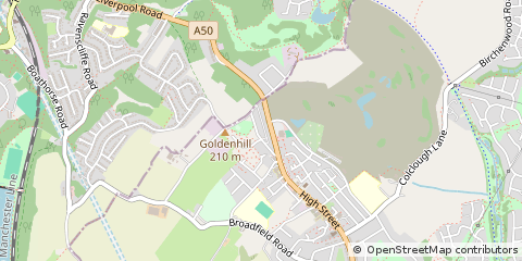 Map of Stoke-on-Trent
