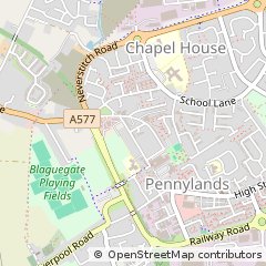 Map of Skelmersdale