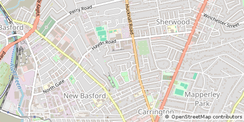 Map of Nottingham