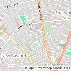 Map of Nottingham