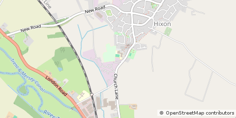 Map of Stafford, Staffordshire