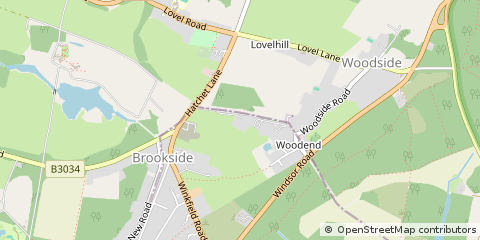 Map of Windsor, Berkshire