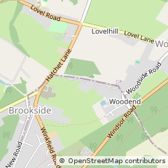 Map of Windsor, Berkshire
