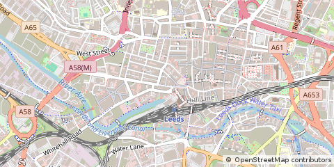 Map of Leeds