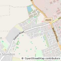 Map of Henlow, Beds