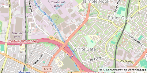 Map of Oldham