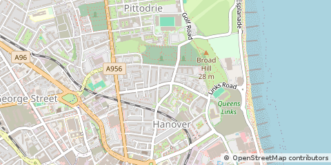 Map of Aberdeen
