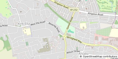 Map of Hull