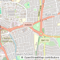 Map of Coventry, West Midlands