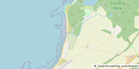 Map of Maybole, Ayrshire