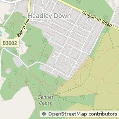 Map of Bordon, Hampshire