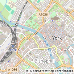 Map of York, North Yorkshire