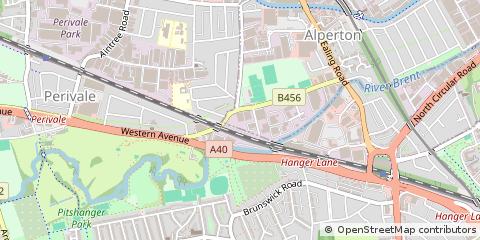 Map of Wembley, Middlesex