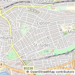 Map of Plymouth, Devon