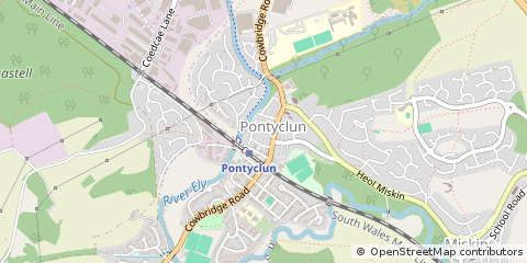 Map of Pontyclun
