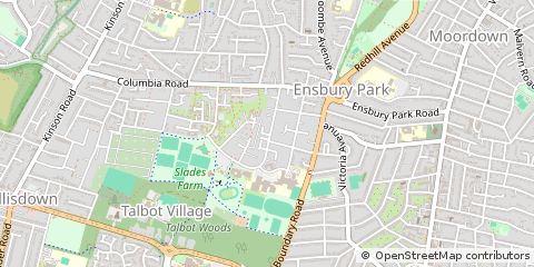 Map of Bournemouth, Dorset