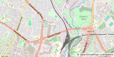 Map of Manchester