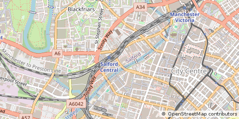 Map of Manchester