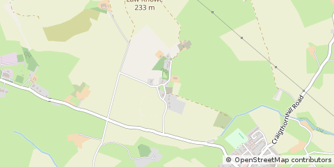Map of Strathaven, Lanarkshire