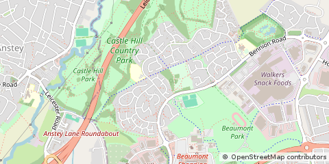 Map of Leicester