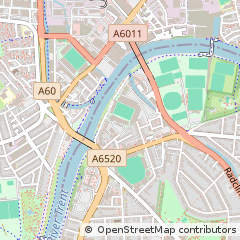Map of West Bridgford, Nottingham