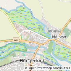 Map of Hungerford, Berkshire
