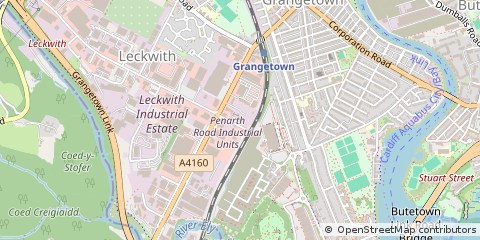 Map of Cardiff