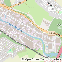 Map of Brighouse, West Yorkshire