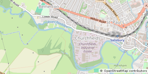 Map of Salisbury