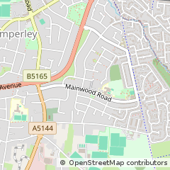 Map of Altrincham, Cheshire