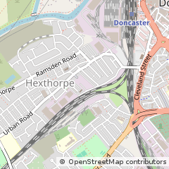 Map of Doncaster, South Yorkshire