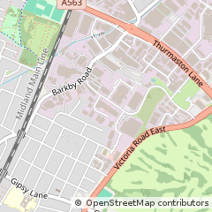 Map of Leicester