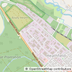 Map of Newton Abbot, Devon