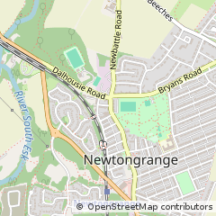 Map of Dalkeith, Midlothian