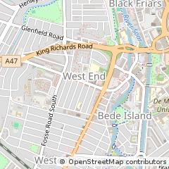 Map of Leicester