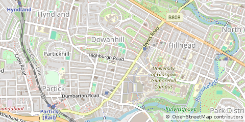 Map of Glasgow