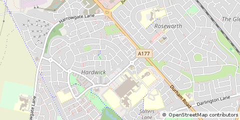 Map of Stockton-on-Tees