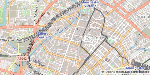 Map of Manchester