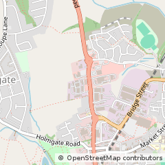 Map of Chesterfield, Derbyshire